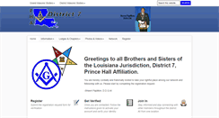 Desktop Screenshot of ladistrict7pha.com